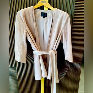 Suede kimono jacket from intermix